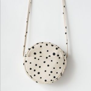 BAGGU Small Circle Canvas Purse Dot Pattern
